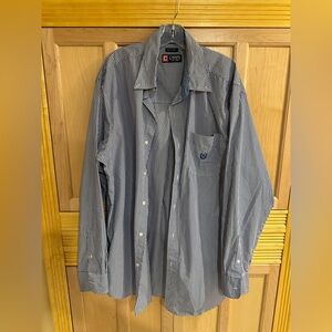 Chaps men’s long sleeve button down shirt (size XLT)